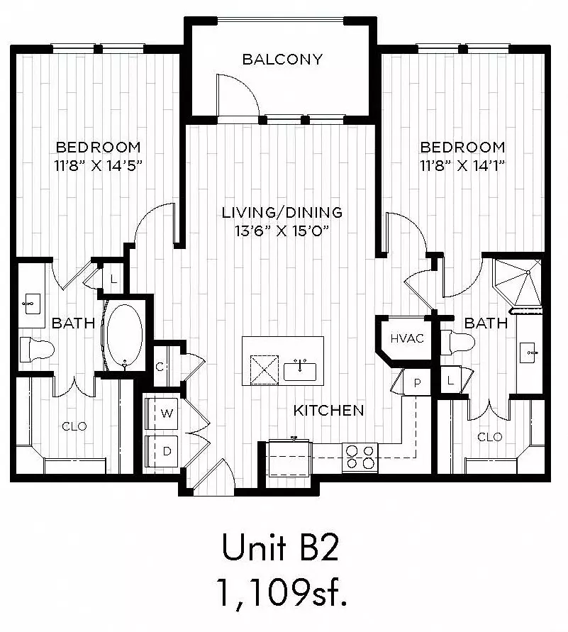 B2 1110 floor plan