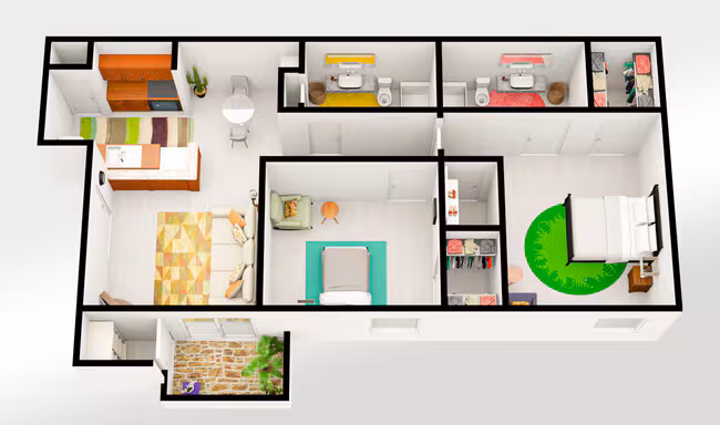Unit 608 floor plan
