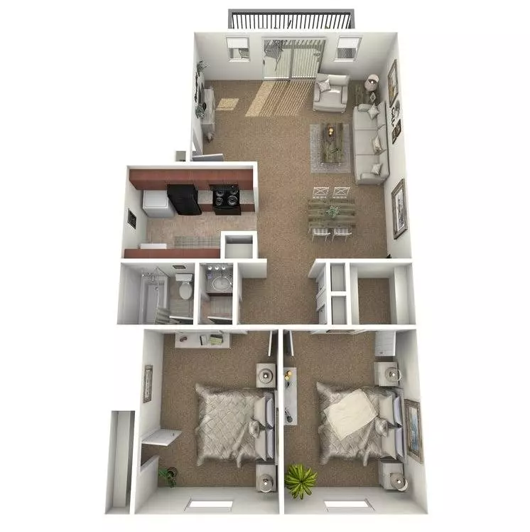 B1 Platinum Modern luxury with stainless appliance 30-251 floor plan