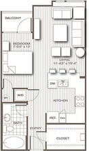 Studio 01 floor plan