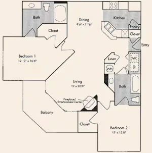Canterbury 02112 floor plan