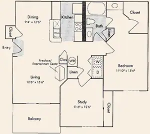 Yorkshire 09207 floor plan