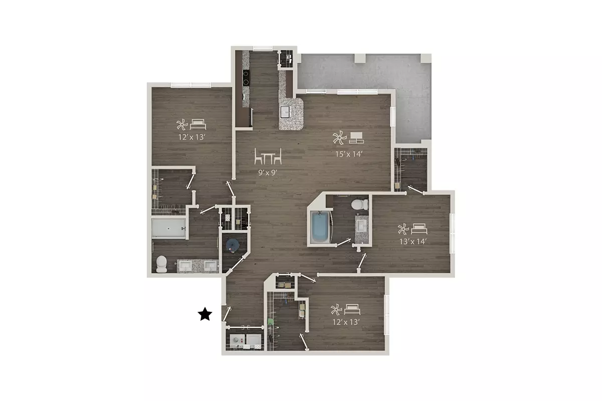C1 4407 floor plan