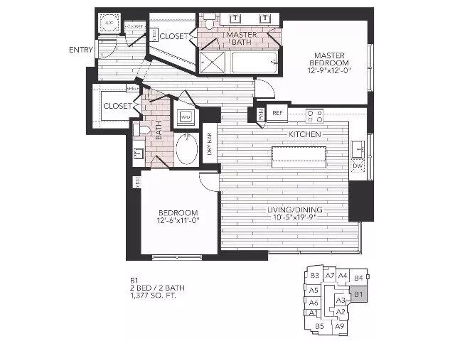 B1 Aris Market Square-1311 floor plan