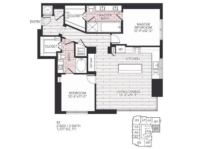 B1 Aris Market Square-1211 floor plan