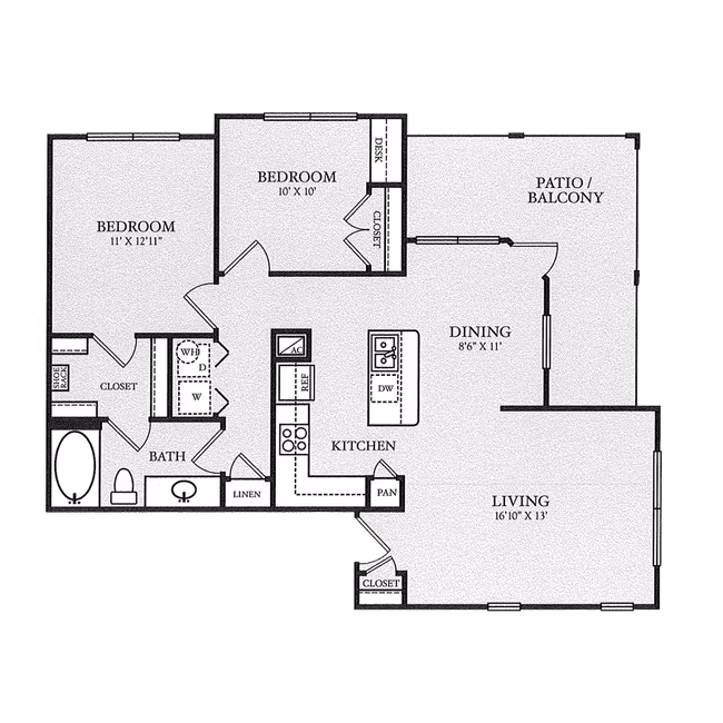 Unit 4-201 floor plan