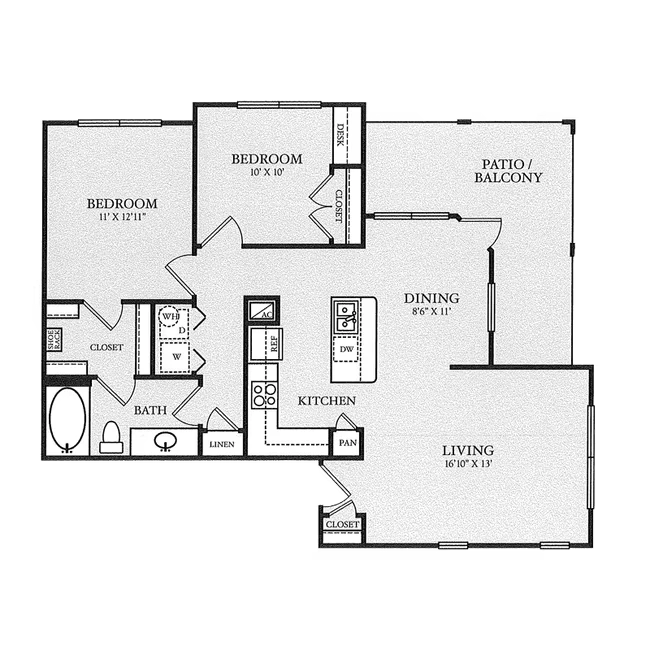 Unit 4-201 floor plan