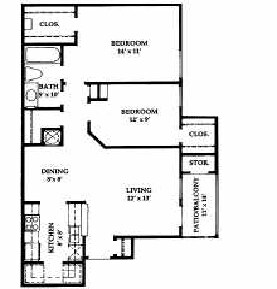 Unit 2305 floor plan