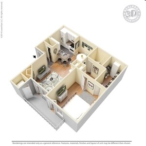 Unit 807 floor plan