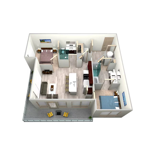 B2 402 floor plan