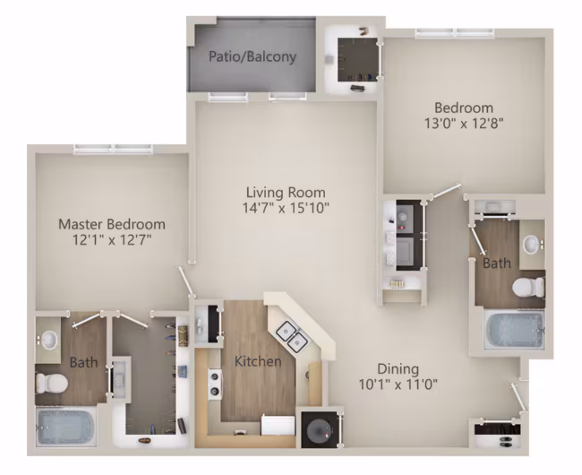 Unit 9206 floor plan