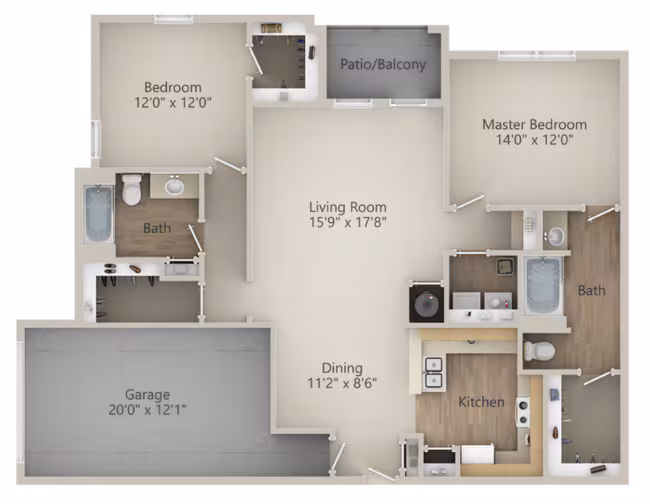 Unit 3101 floor plan