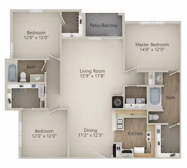 C1 1303 floor plan