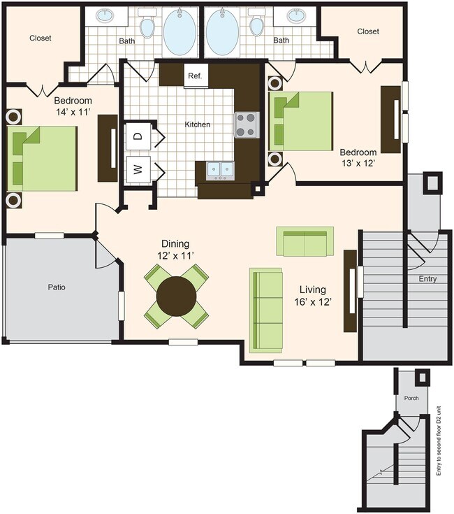 Unit 1302 1302 floor plan