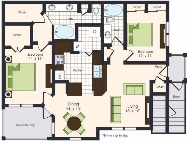 Unit 1301 1301 floor plan