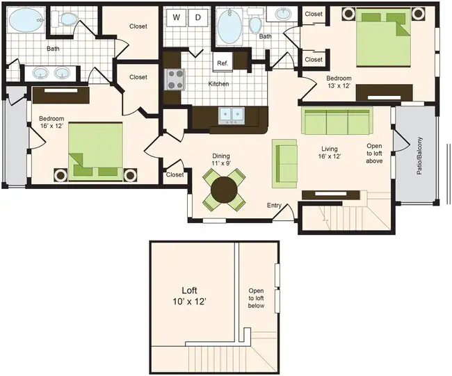 Unit 1306 1306 floor plan