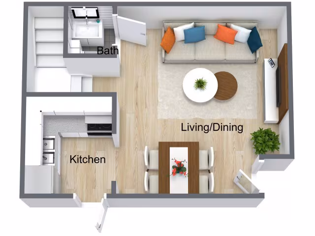 Unit 3-303 floor plan