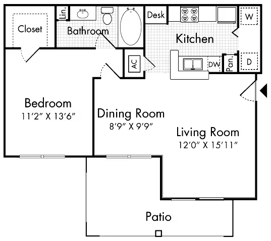 A2 08-0833 floor plan