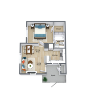 A1 1-117 floor plan