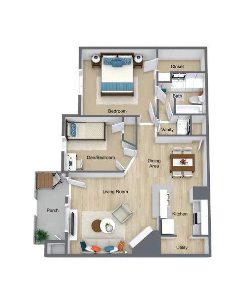 B1-R 7-704 floor plan
