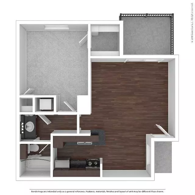 A1- Classic Unit 1530 floor plan