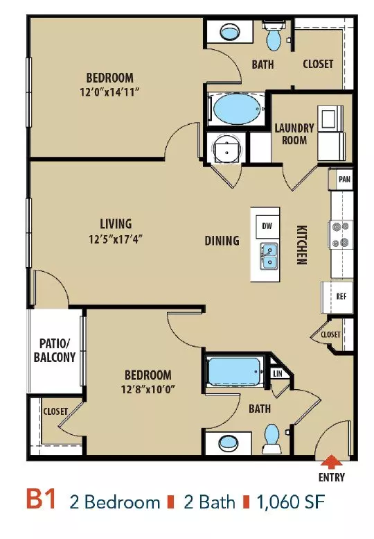 Unit 3121 2218 floor plan