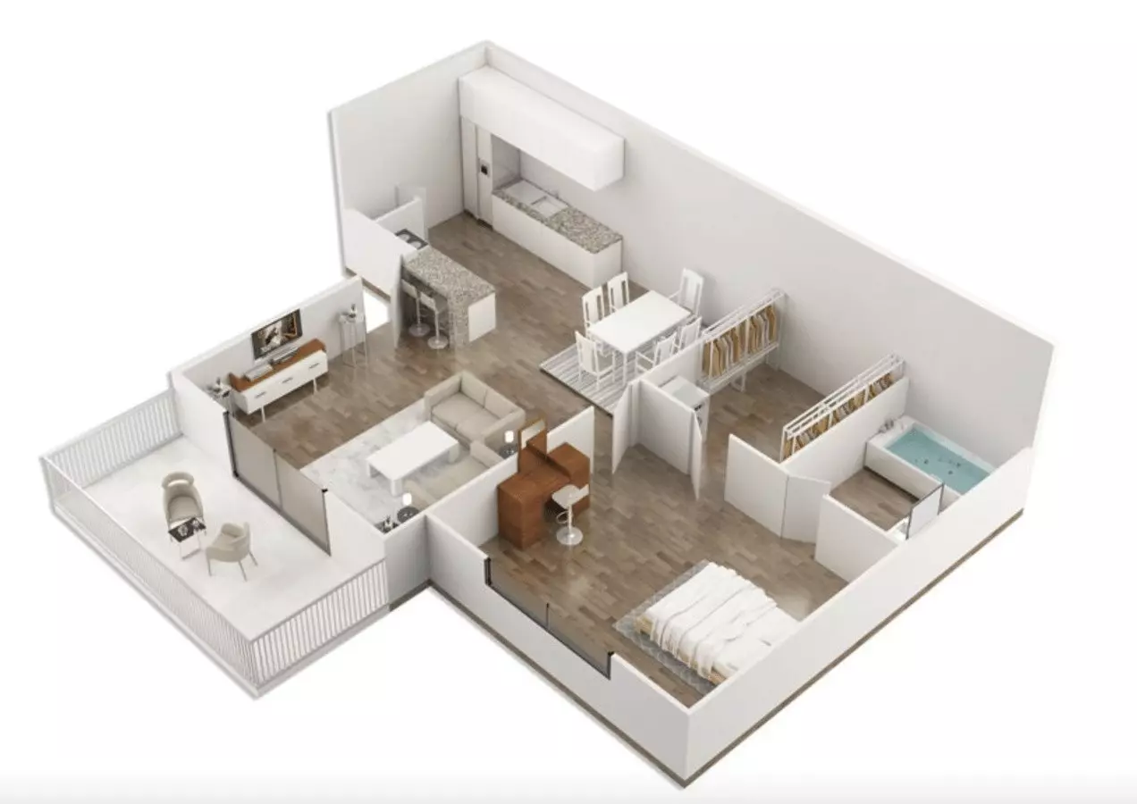 Unit 0905 1009 floor plan