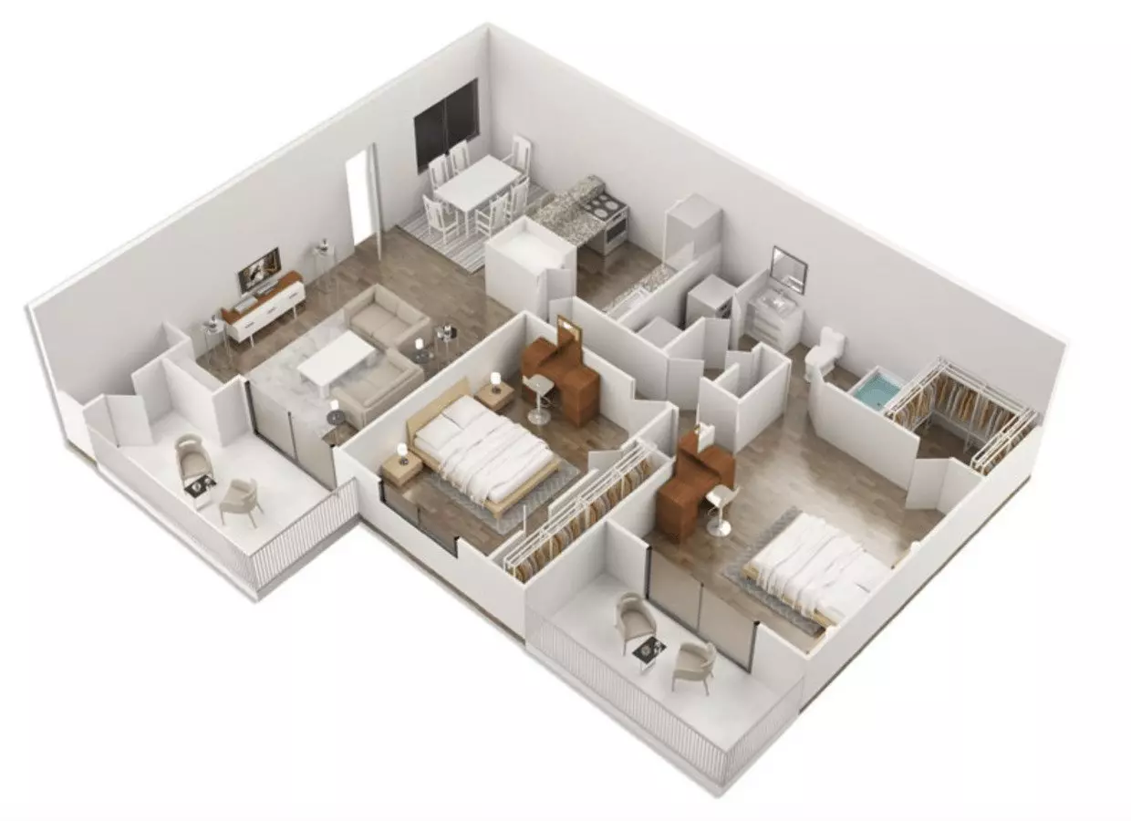 Unit 0813 1105 floor plan