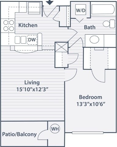 Unit 5105 floor plan