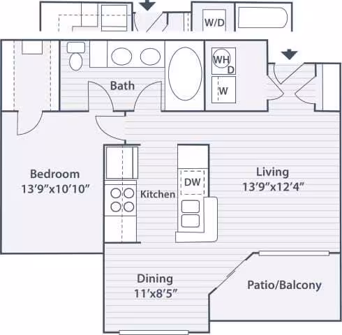 Unit 1109 floor plan