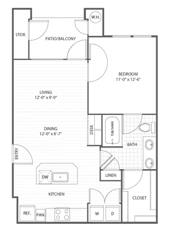 A2 5-5305 floor plan