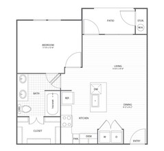 A3 7-7306 floor plan