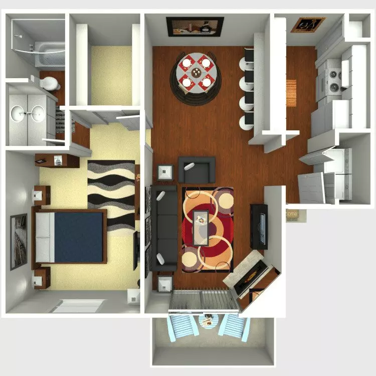 Unit 2071 2071 floor plan