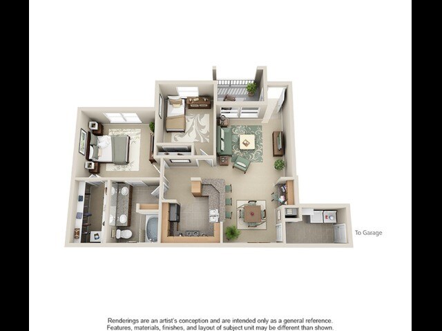 Unit Bldg 7-703 floor plan