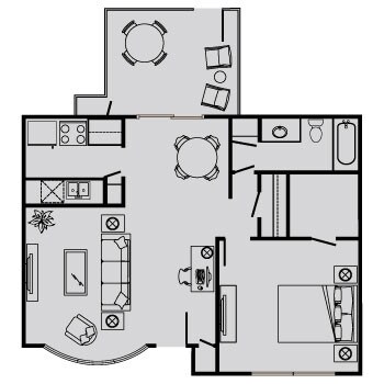 B 0208 floor plan