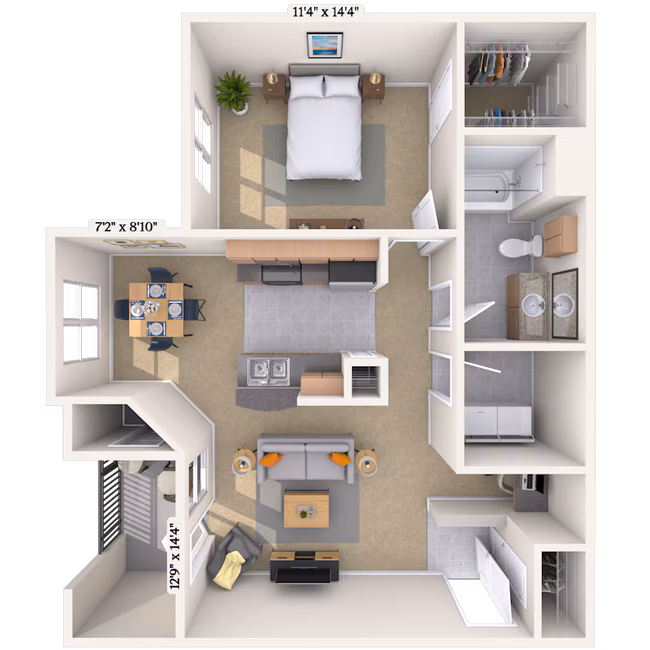 Unit 1010203 floor plan