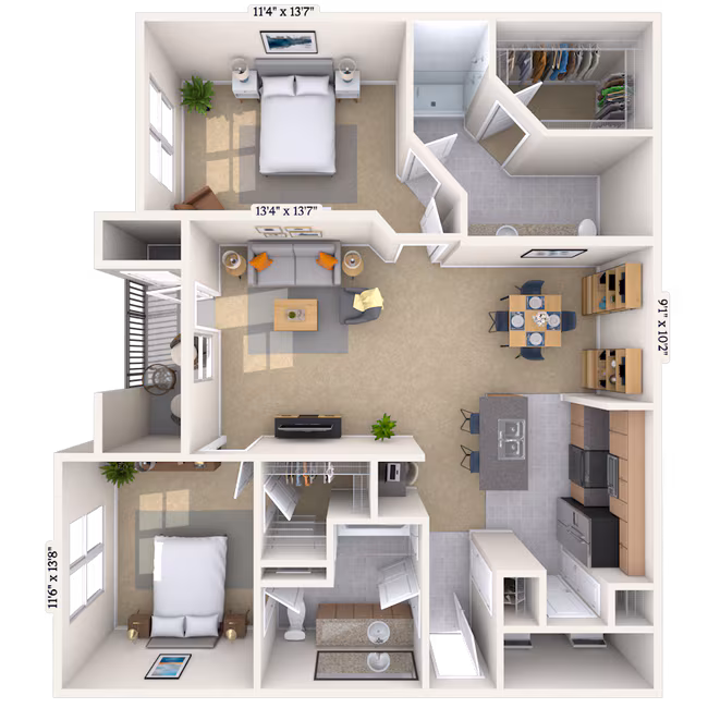 Unit 0606306 floor plan