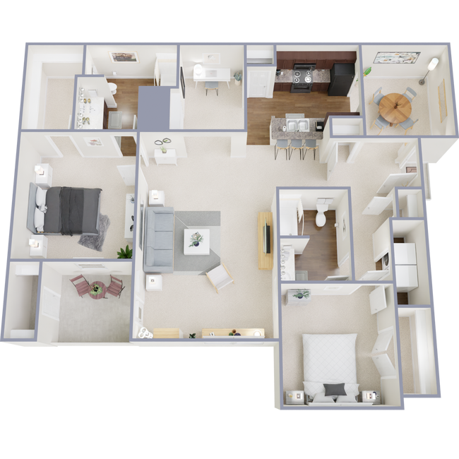 2B 831 floor plan