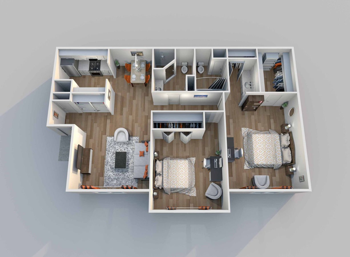 Unit 6456-3 6456-3 floor plan