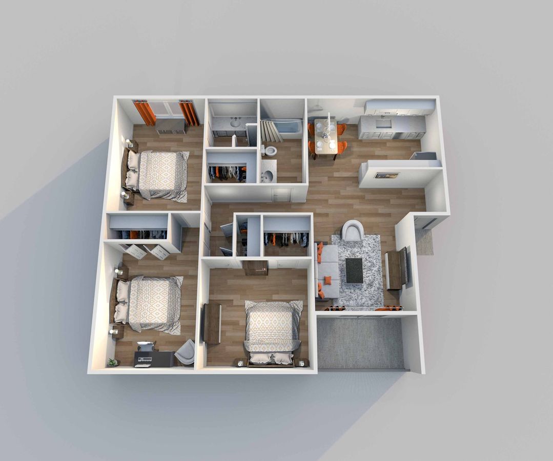 Unit 6446-3 6446-3 floor plan