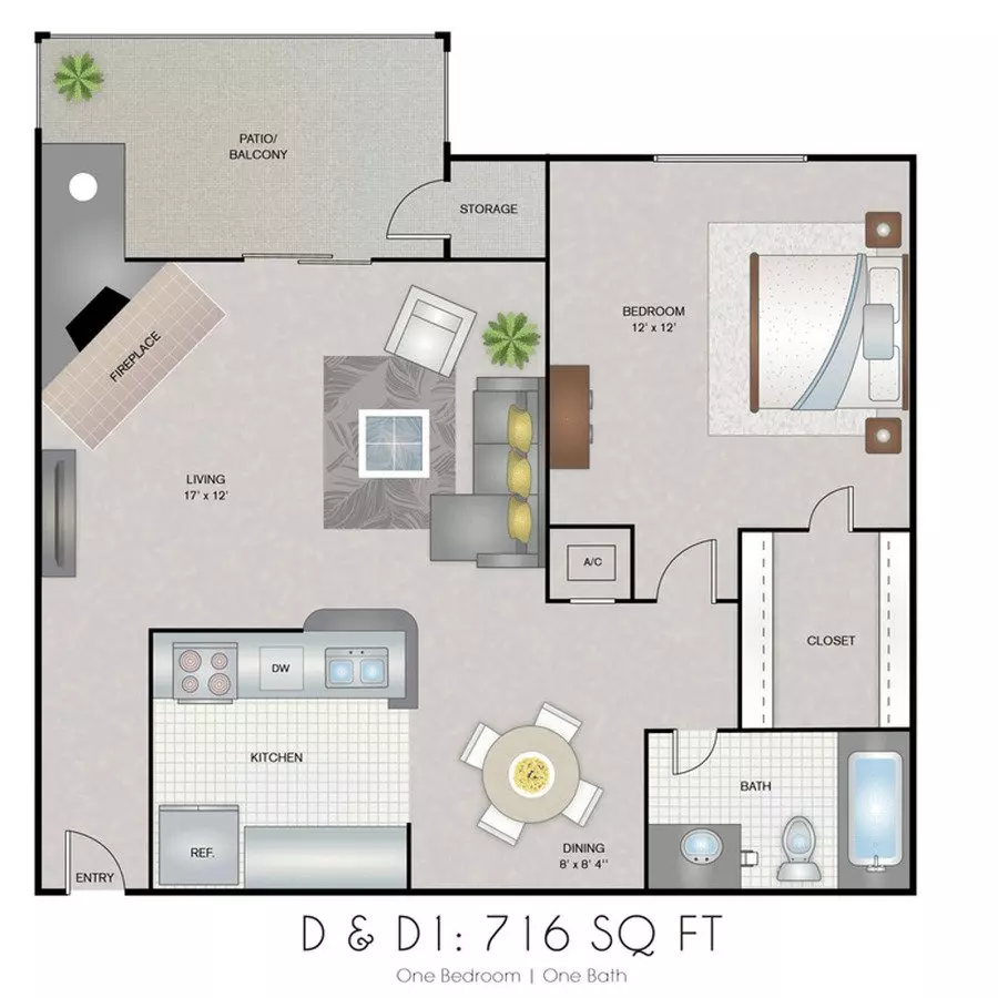 Unit 801-2 516-2 floor plan