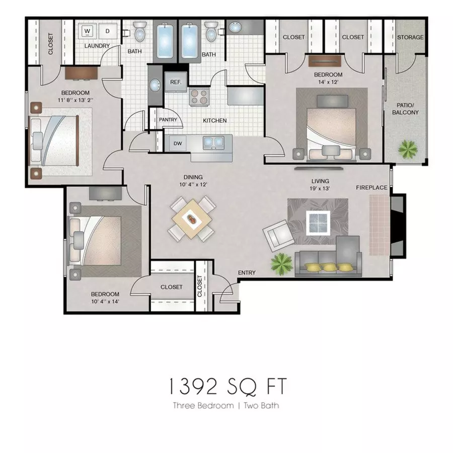 C2 1104-1 floor plan