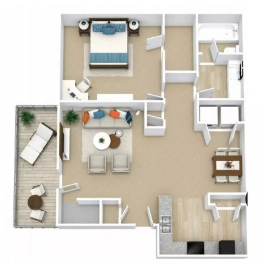 The 612 220 floor plan