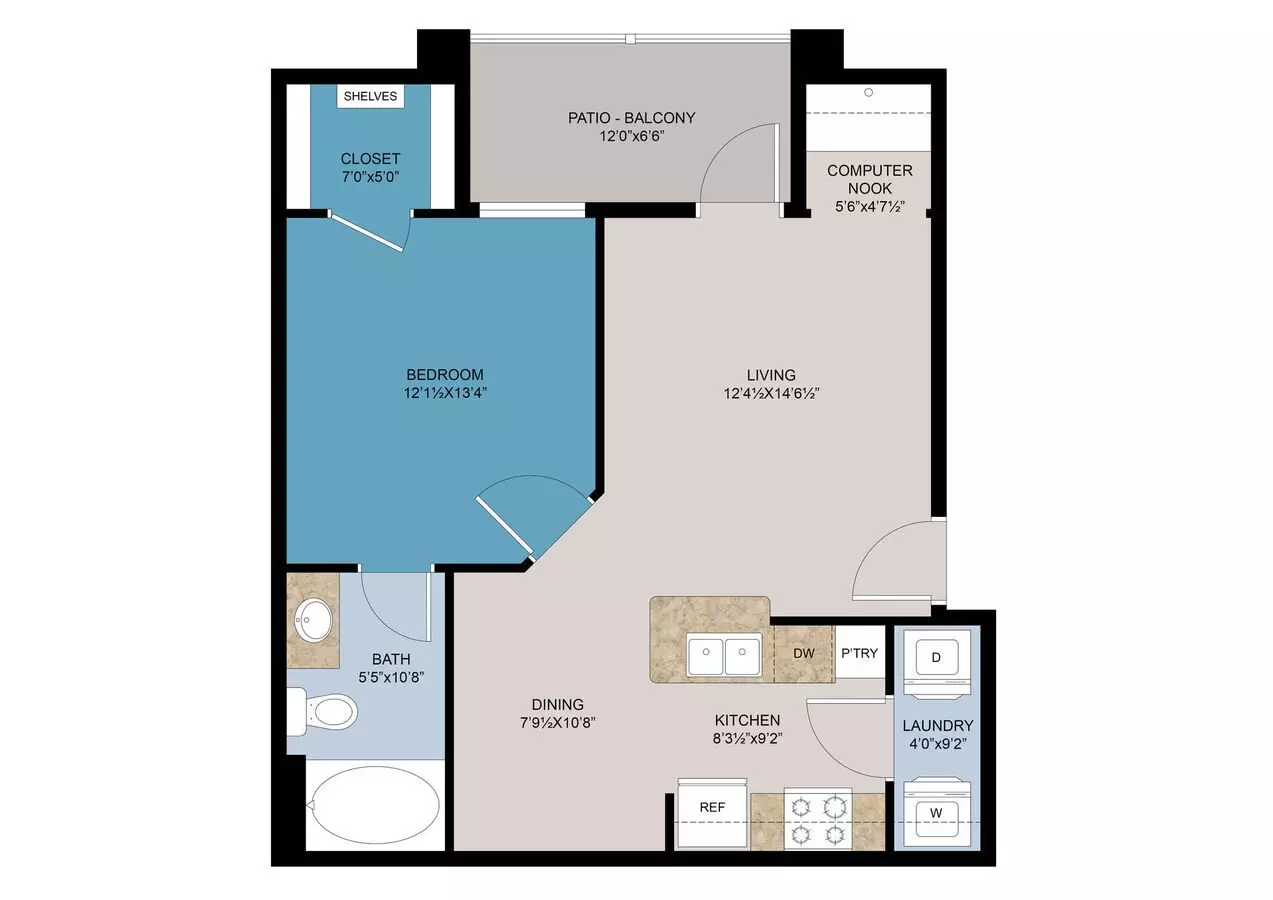 Unit 1102 1102 floor plan
