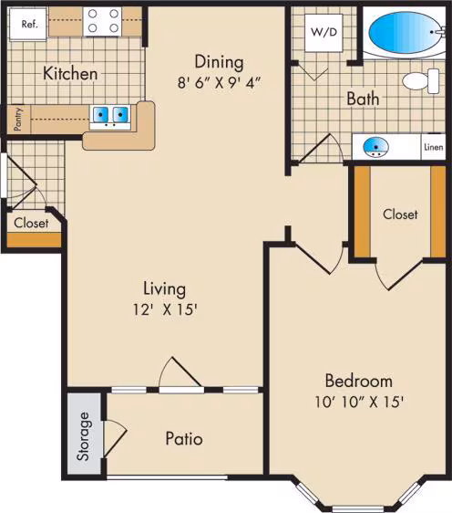 B 2106 floor plan
