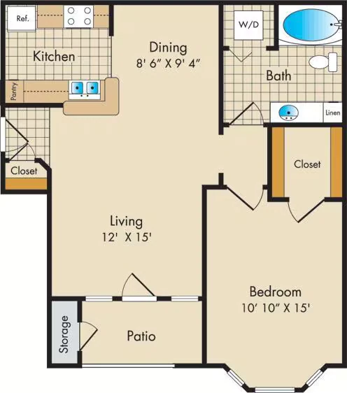 B 2106 floor plan