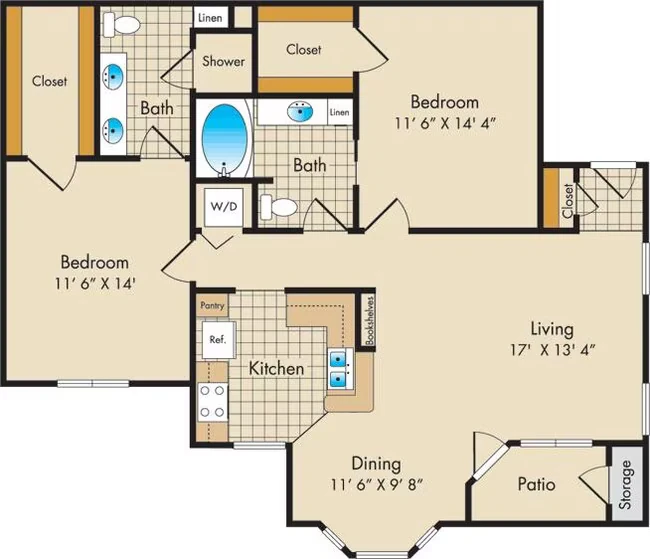 F 14205 floor plan