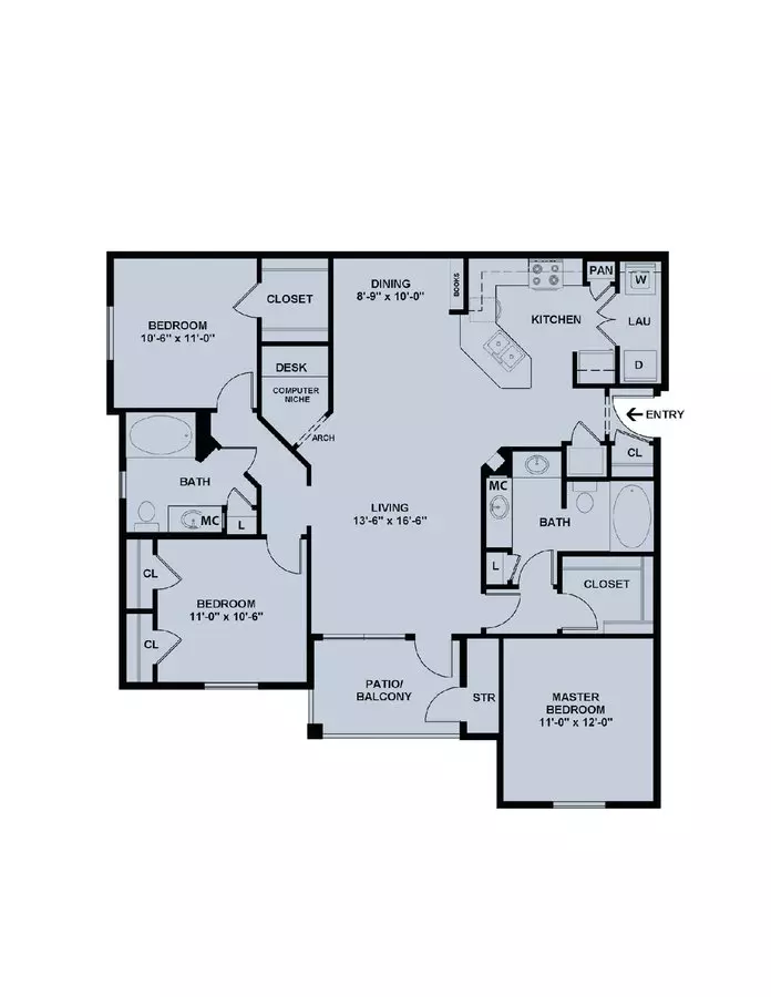 C1 Essential Housing 0521 floor plan