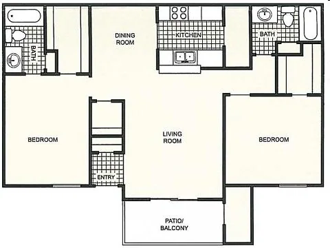 Unit 1802 floor plan