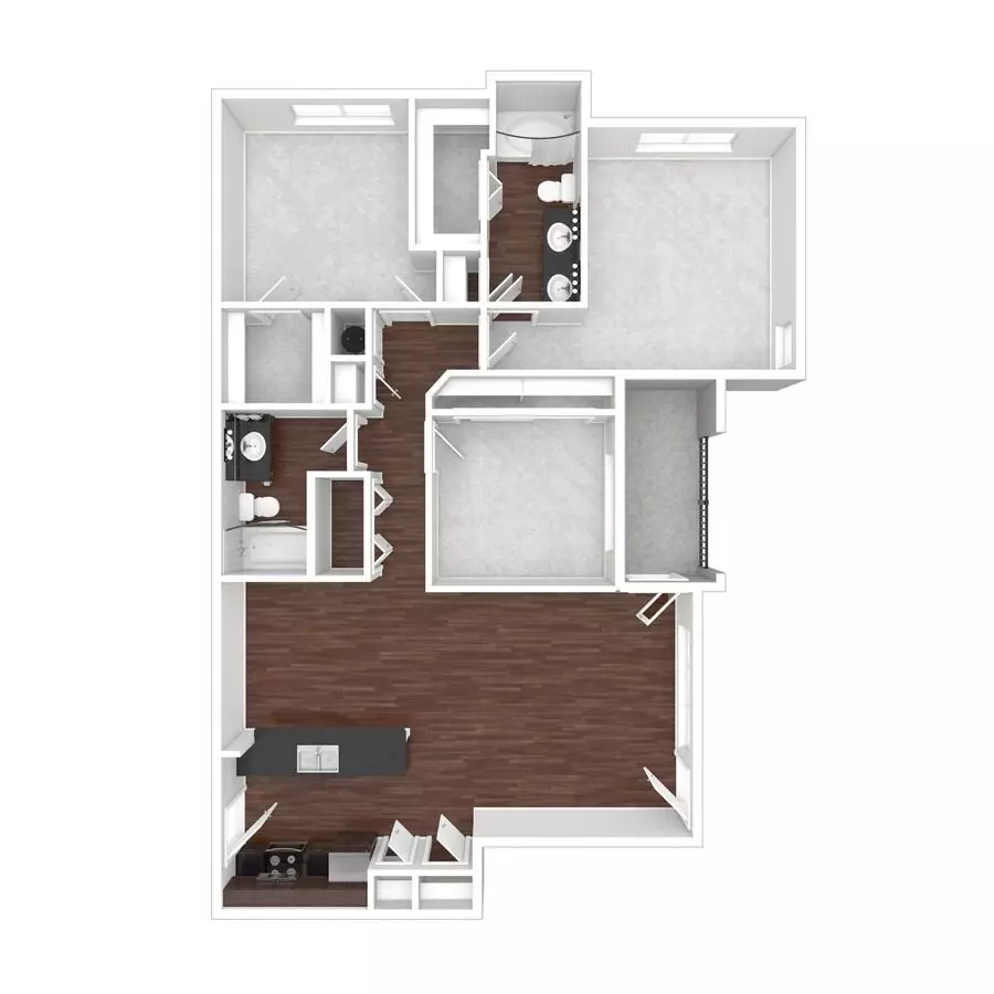 Unit 115 1418 floor plan